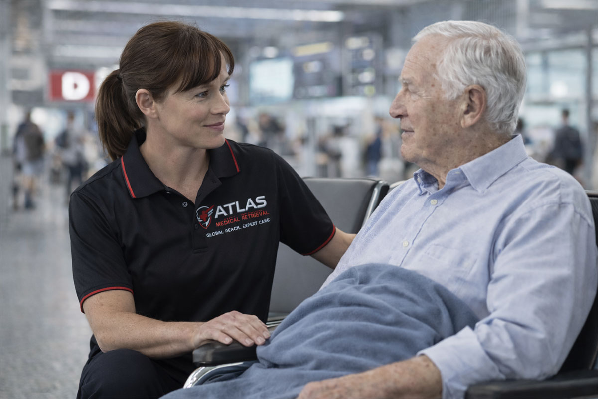 Patient needing critical care transportation